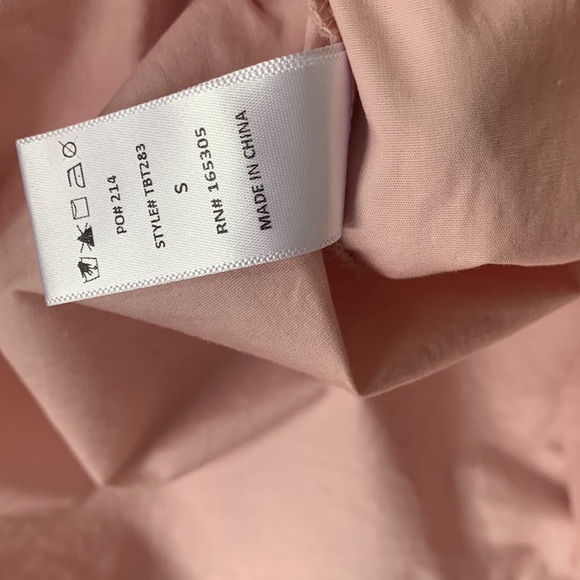 THINGS BETWEEN Aspen Oversized Button Down Top in Baby Pink - Picture 11 of 11